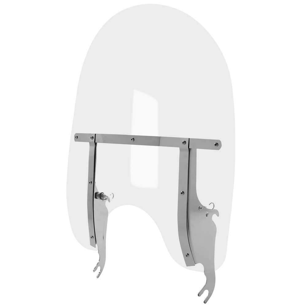 Clear Windshield Windscreen For Harley Heritage Softail Classic FLSTC 2000-2017