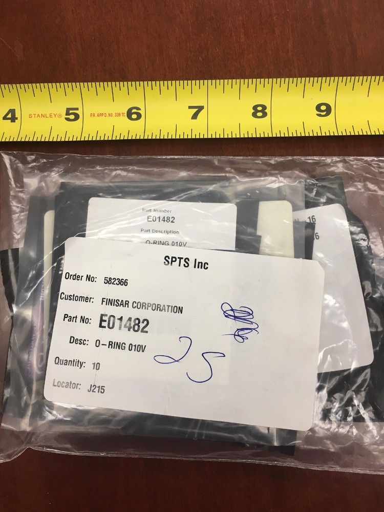 SPTS Inc O-Ring 010V PN E01482