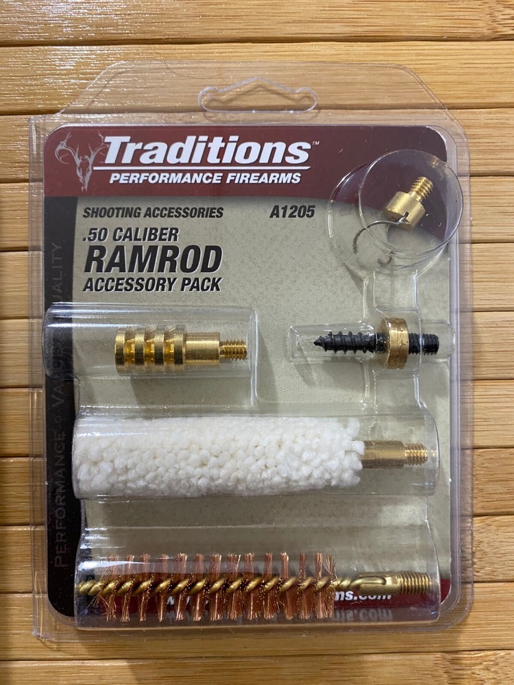 Muzzleloader Accessories, Traditions .50 Caliber Ramrod Accessory Pack
