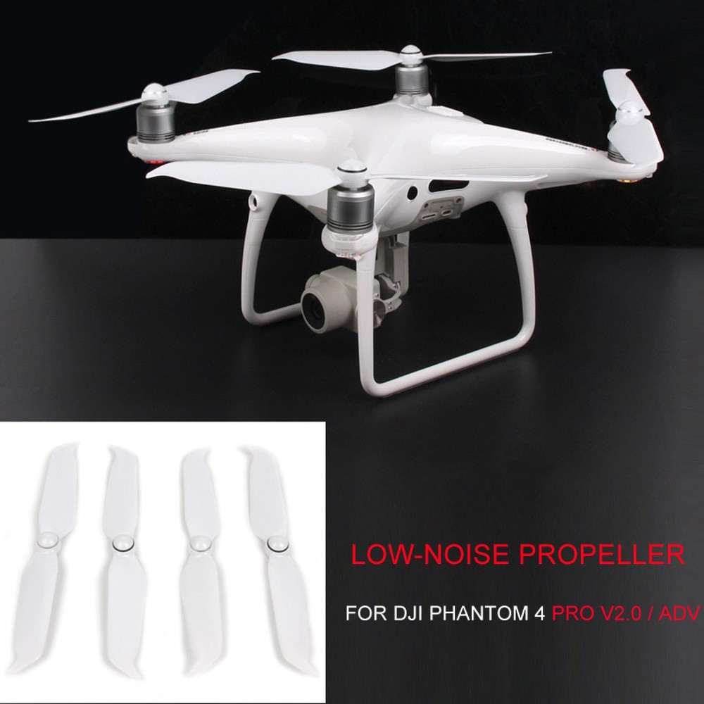2Pairs Low-Noise Propeller Quick Release For DJI Phantom 4 Pro V2.0 Drone E
