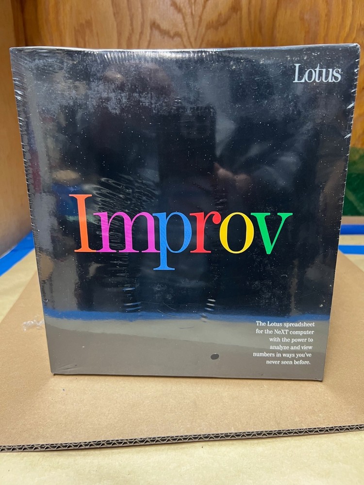 Lotus Improv For NeXT Computer Sealed un-opened