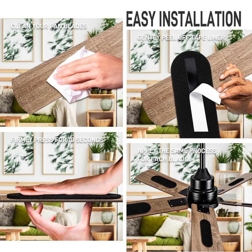 MODIGT Ceiling Fan Filter Pad Lightweight Does Not Affect Fan Speed & Airflow