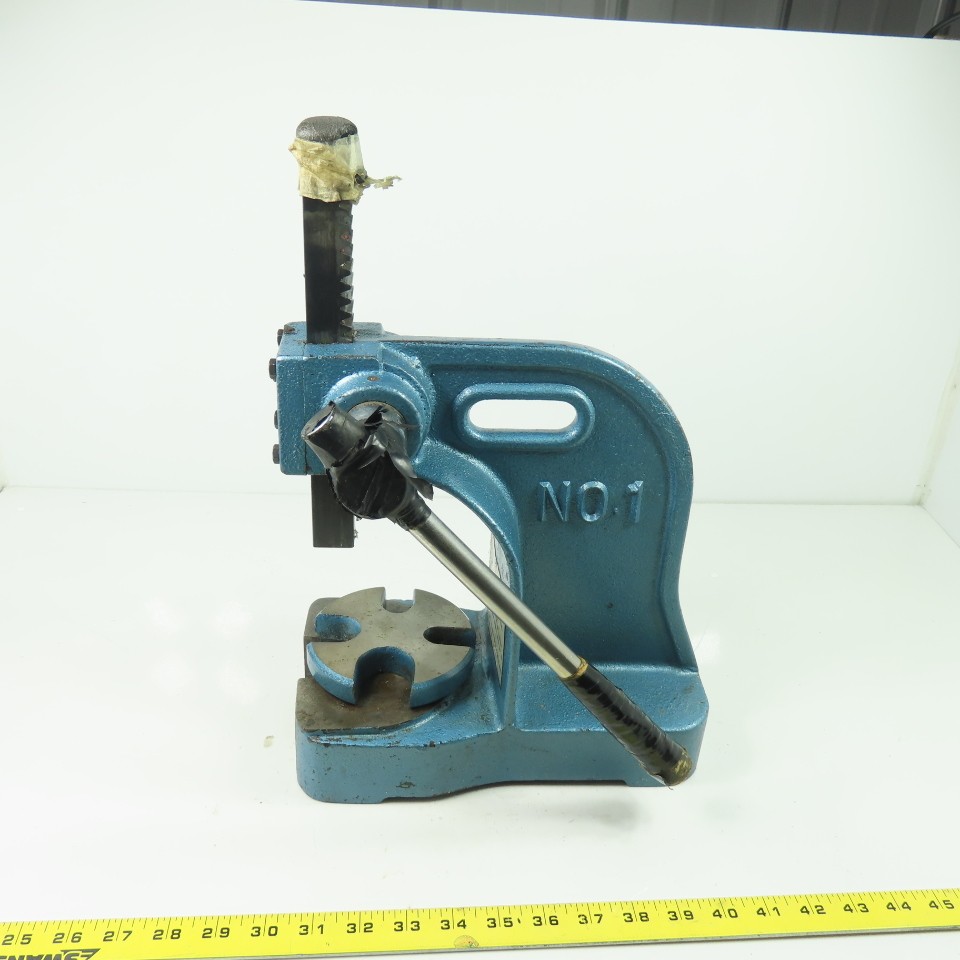 No. 1 Mandrel Bench Mount Arbor Press 4" Throat