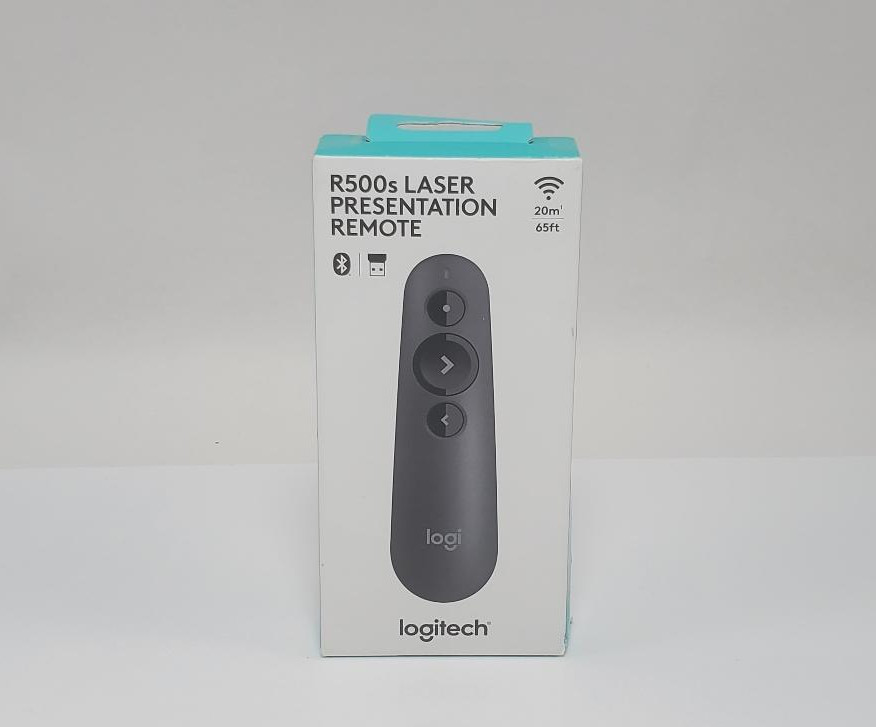 Logitech R500s Wireless Presenter - Laser Pointer PowerPoint Clicker USB
