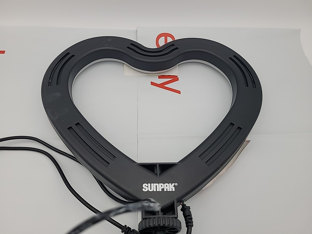 Sunpak - 10" Heart-Shaped Rainbow Vlogging Kit without Bluetooth Remote