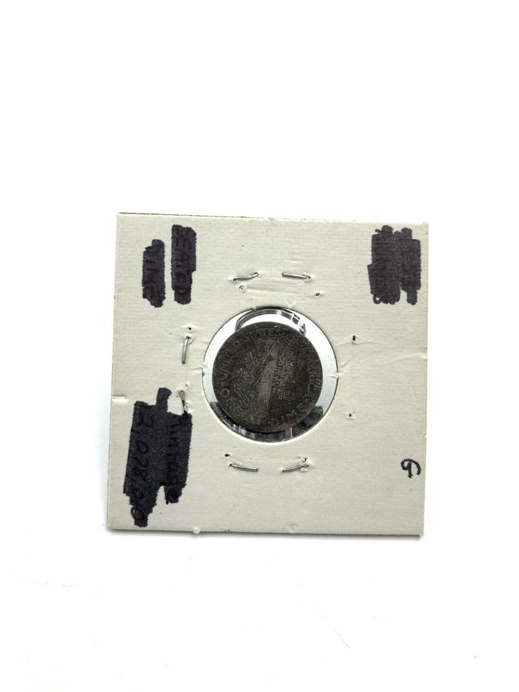 1920P Mercury Dime Black Toning