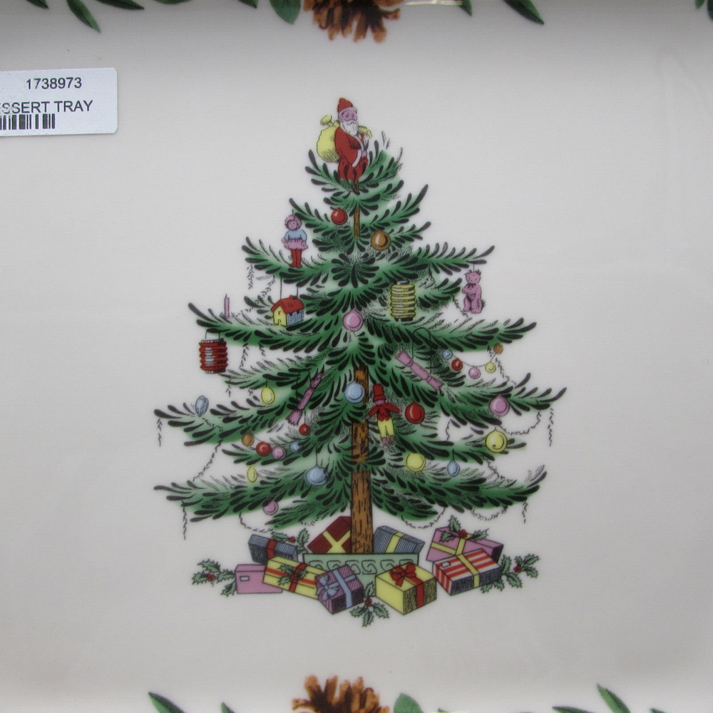 Spode Christmas Tree Annual Dessert Tray