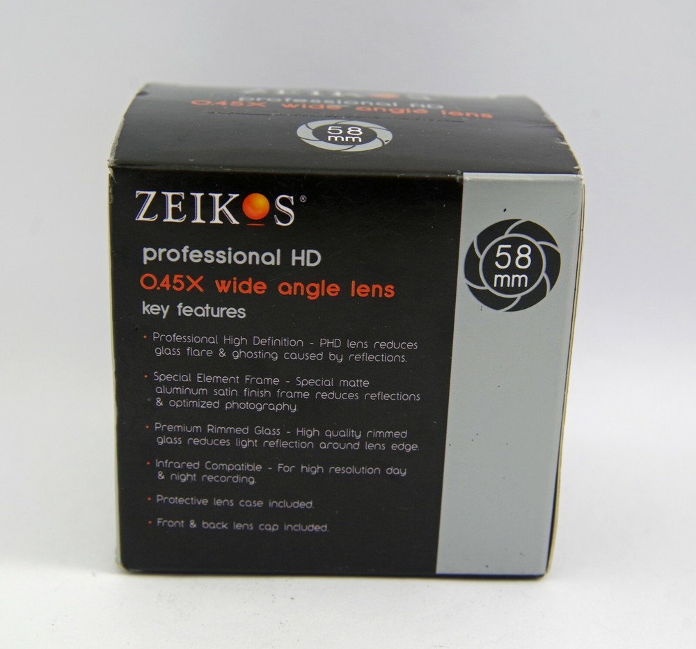 Zeikos 58mm Wide Angle Conversion Lens