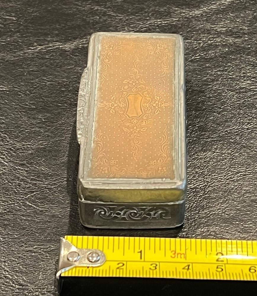 19th Century Pewter Snuff Box
