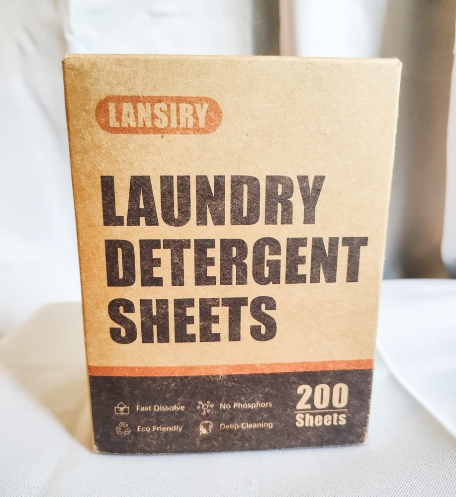 laundry detergent sheets 200 sheets fresh linen scent washing detergent