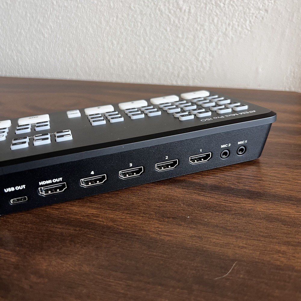 Blackmagic Design ATEM Mini Pro ISO Live Stream HDMI Video Switcher
