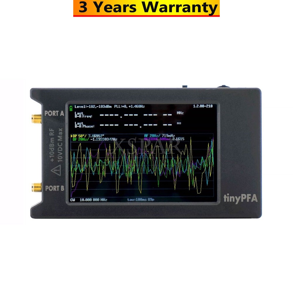 TinyPFA Portable Phase Frequency Analyzer 1MHz-290MHz with Touch Screen 4-inch