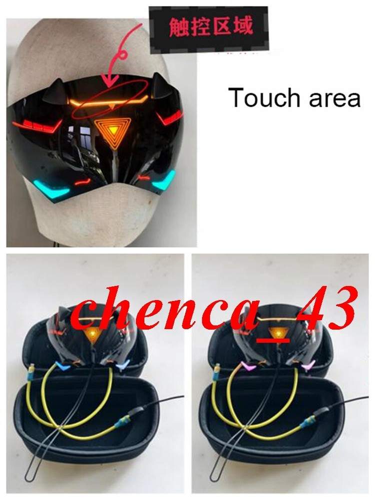 Zenless Zone Zero Trigger Eyeshade Half Face Mask Led Face Shield Remote Control
