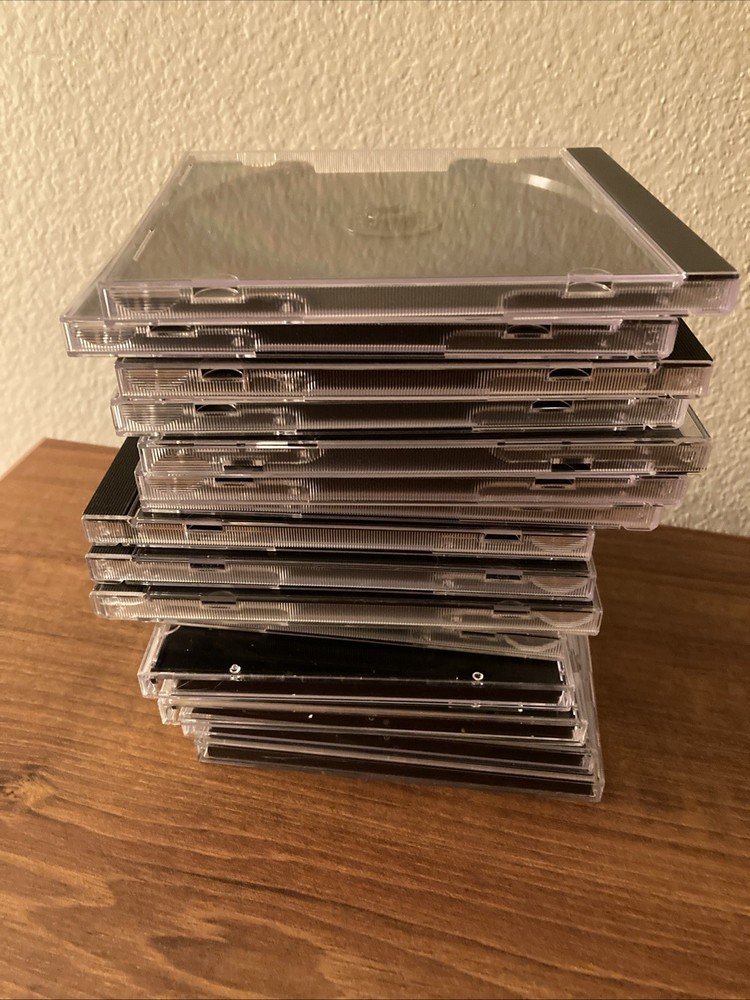 15-Standard Clear Single CDStorage Cases