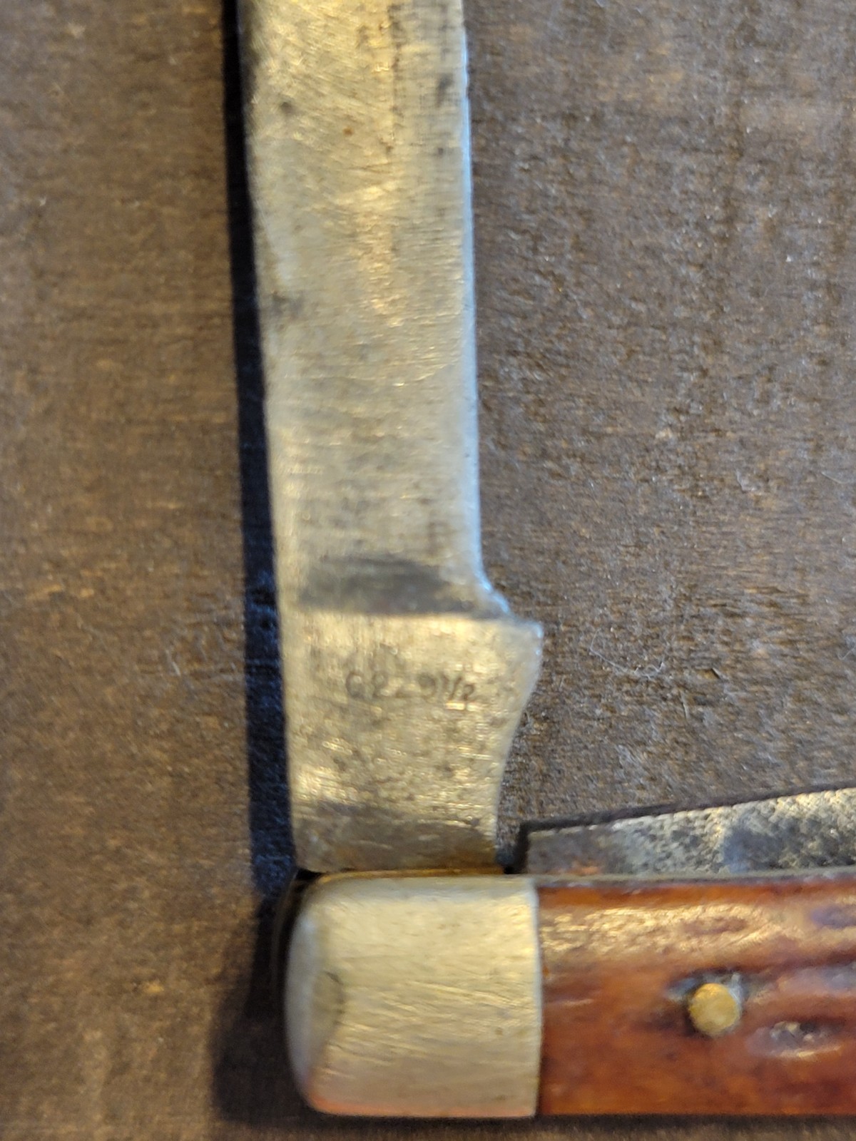 Case XX 6229 1/2 tadpole Pocketknife Two-Blade Brown Clip Pen