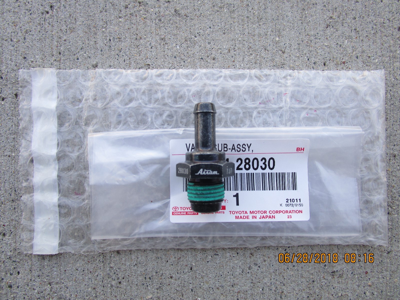 08 - 15 SCION XB 2.4L 4Cyl VENTILATION VALVE PCV SUB ASSEMBLY BRAND NEW