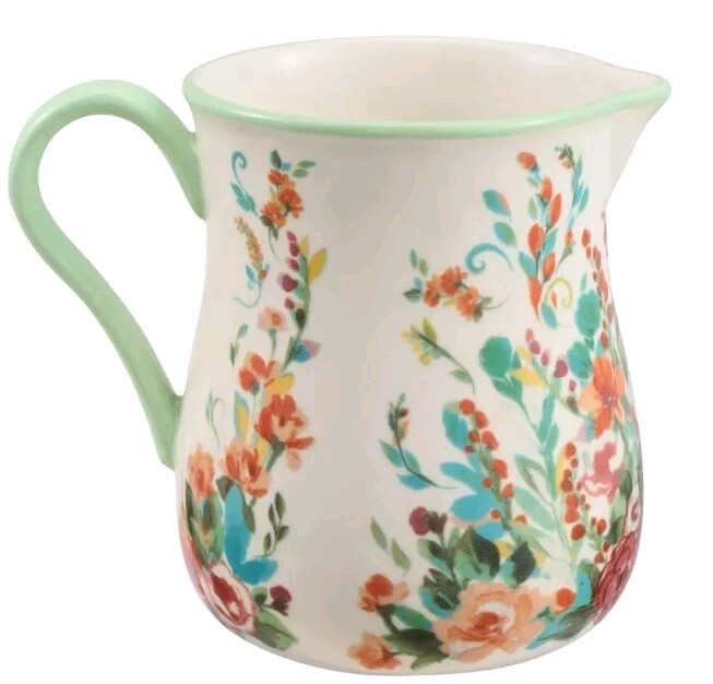 Pioneer Woman ~ PAINTED MEADOW ~ Stoneware ~ Utensil Holder ~ 7.5" x 5.5" x 6.5"