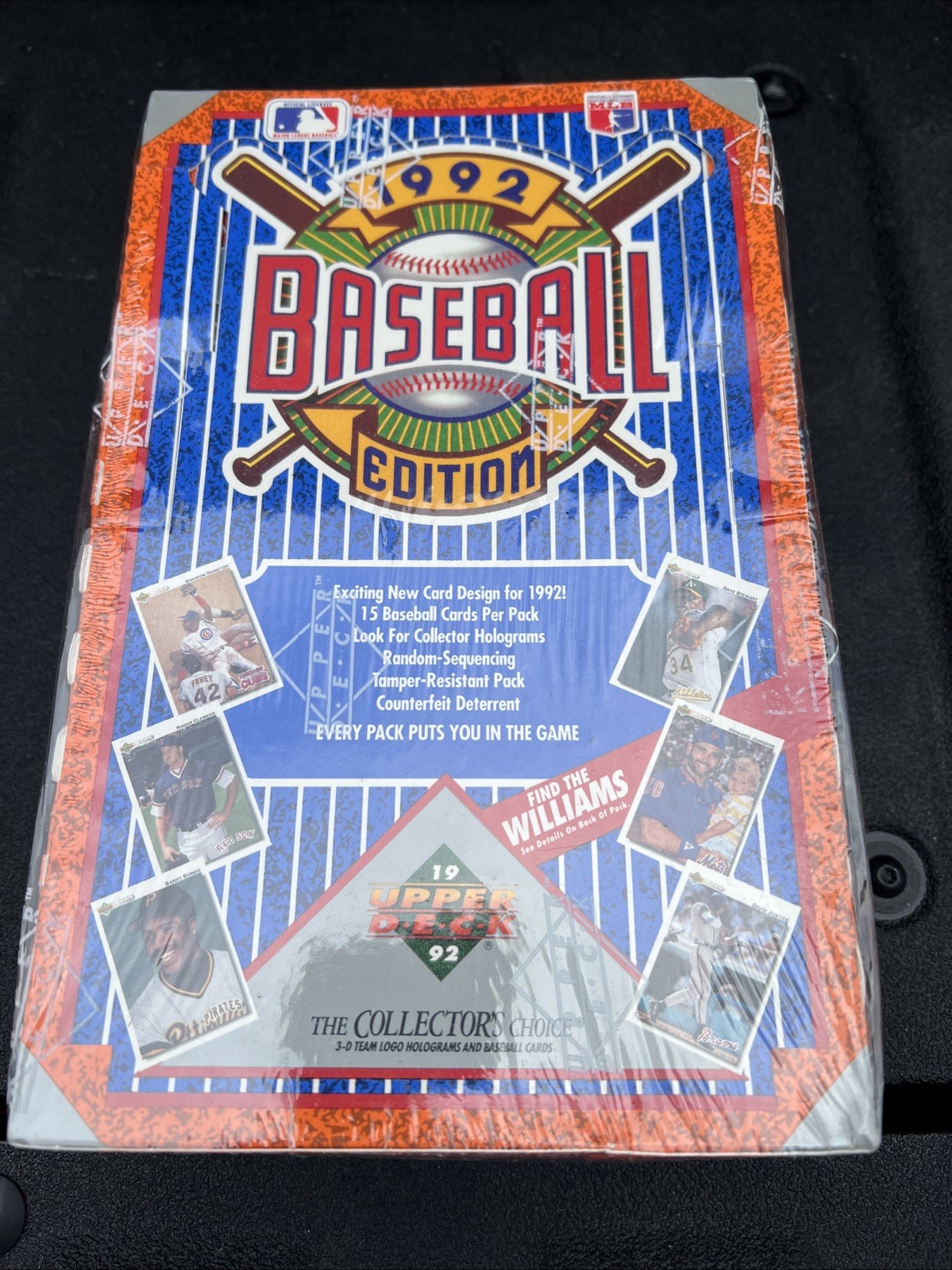 1992 UPPER DECK BASEBALL FACTORY SEALED WAX BOX 36 CT LOW SERIES TED WILLIAMS