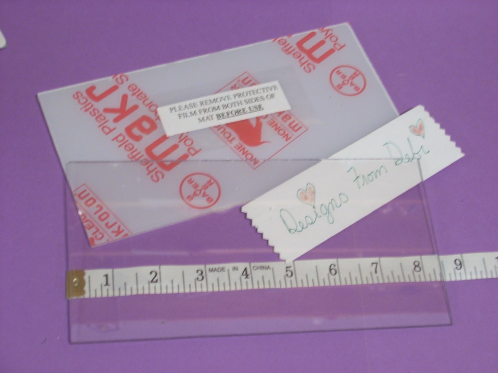 Replacement 4x8 CLEAR CUTTING MAT for Quickutz Revolution Tool