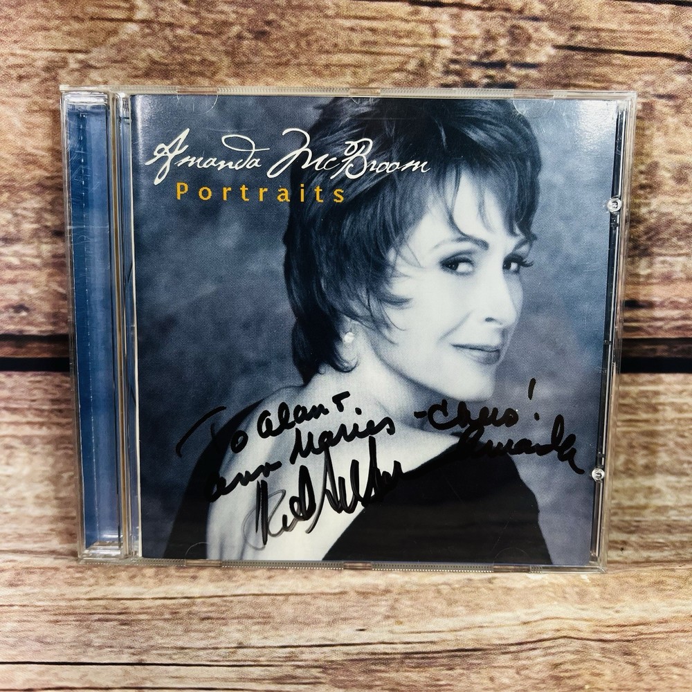 Autographed signed Amanda McBroom Portraits CD