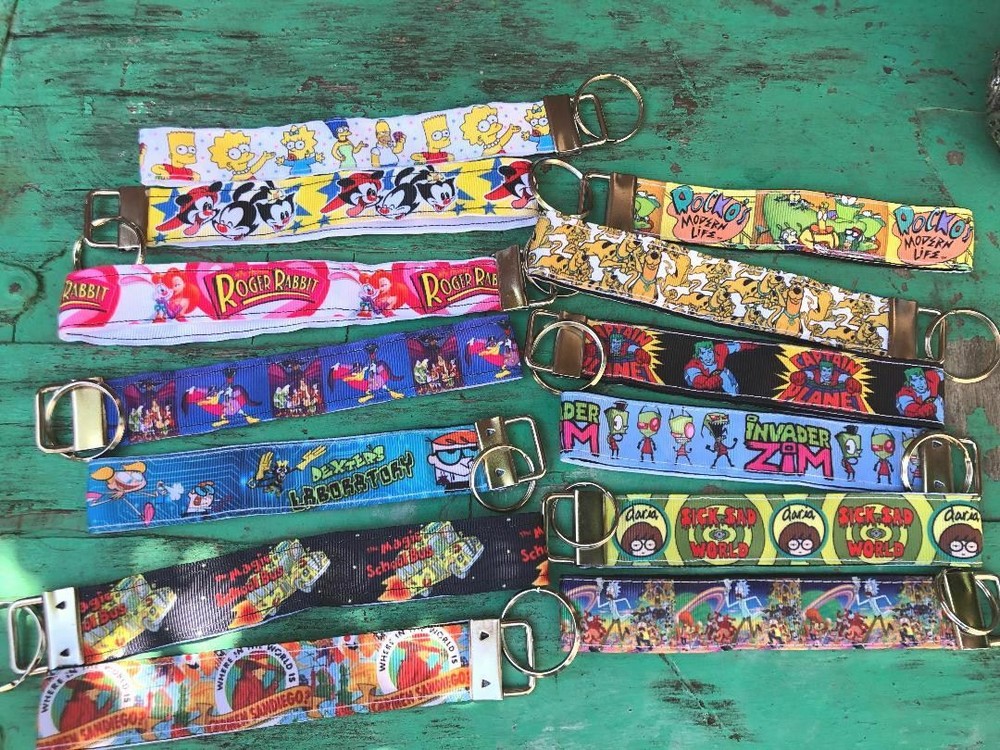 Assorted Cartoon Keychain Lanyards
