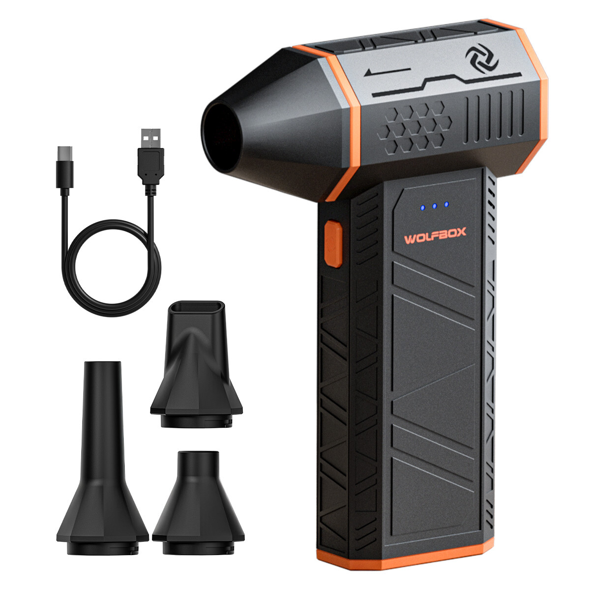 WOLFBOX MF50 Electric air Duster 110000RPM Brushless 3 Speed Turbo Fan