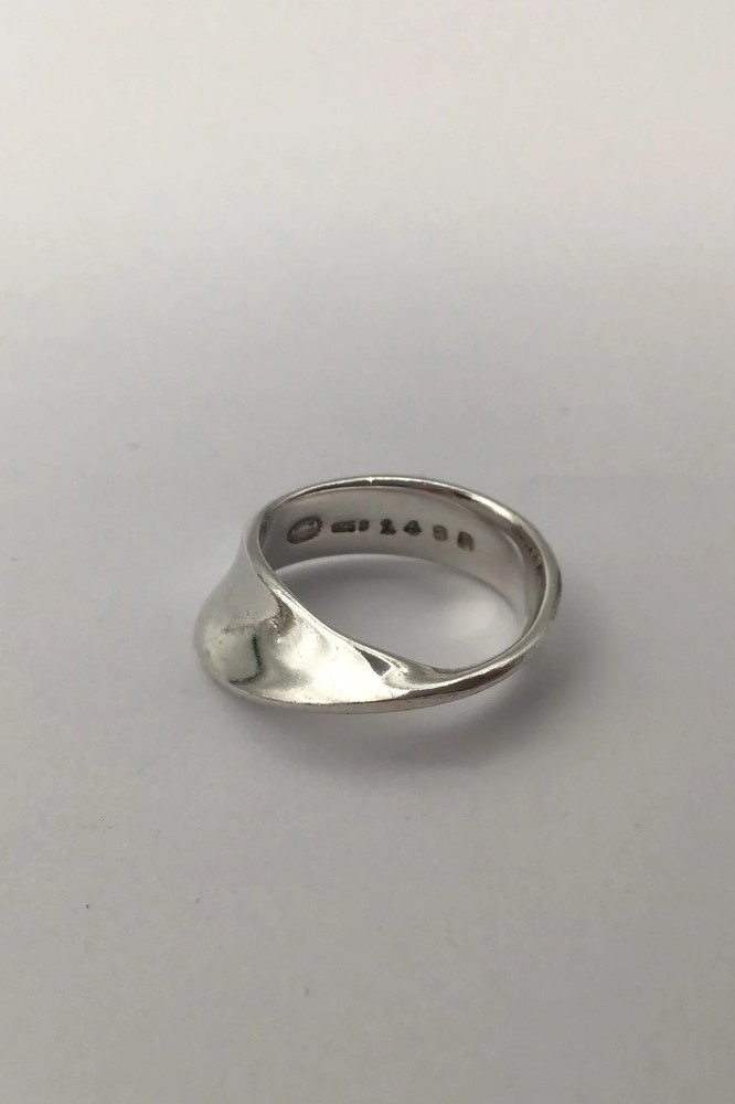 Georg Jensen Sterling Silver Ring No. 148 B Möbius