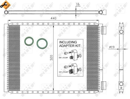 FOR NRF 35952 CONDENSER