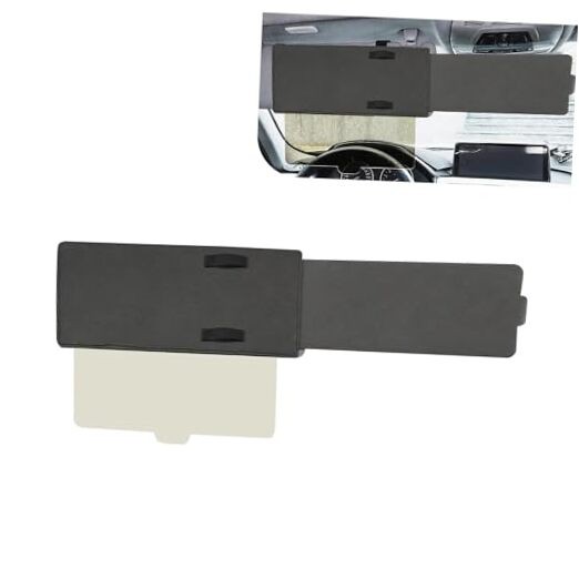 Car Polarized Sun Visor Sunshade Extender, Upgraded Adjustable Visor Extension