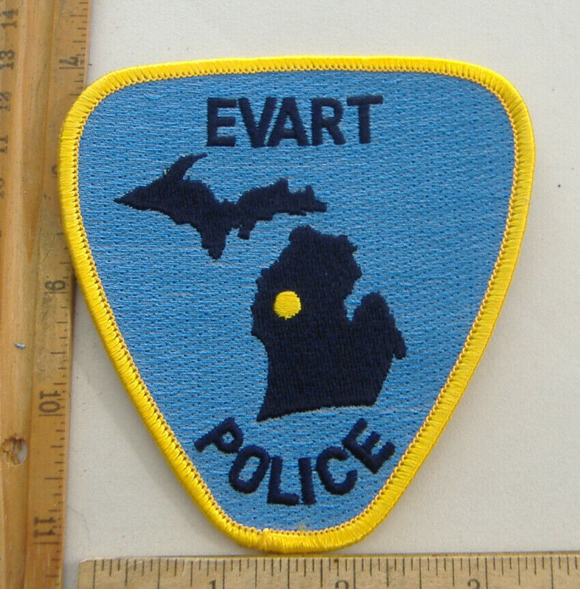 EVART   MICHIGAN POLICE FABRIC PATCH