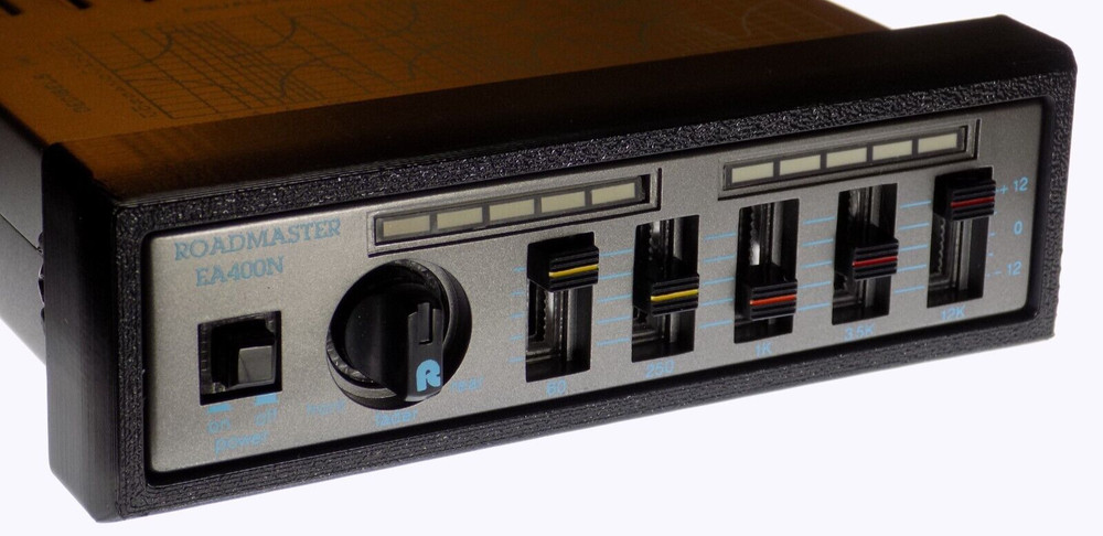 Roadmaster EA400N Trim Bezel Faceplate Replacement Car Audio Equalizer EQ Stereo