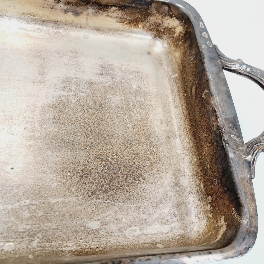 Vintage Silver Plate Vegetable Serving Dish Elegant