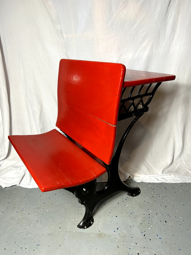 Antique Peabody School Desk