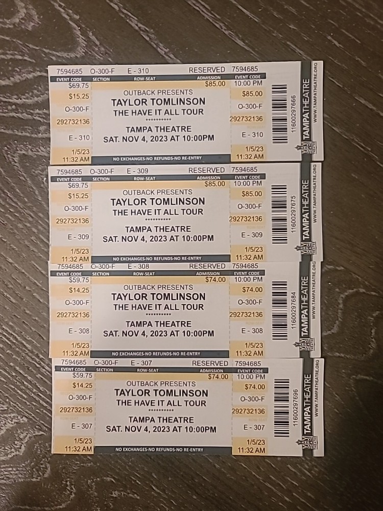Taylor Tomlinson Tickets
