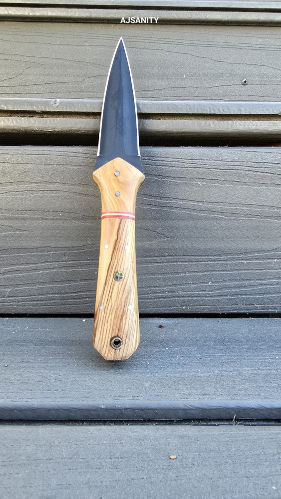 EDC HANDMADE FIXED BLADE DOUBLE EDGE DAGGER KNIFE Ancient Daggers