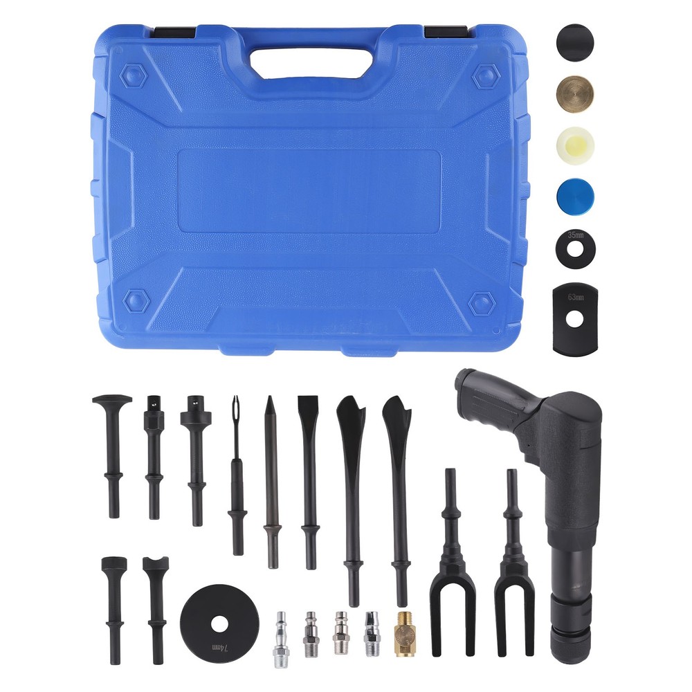 Multifunctional Pneumatic Hammer Kit with Quick Change Retainer Air Hammer Set