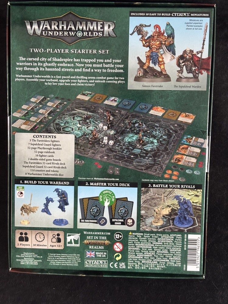 Warhammer Underworlds Two-Player Starter Set (2023). BNIB Sealed.