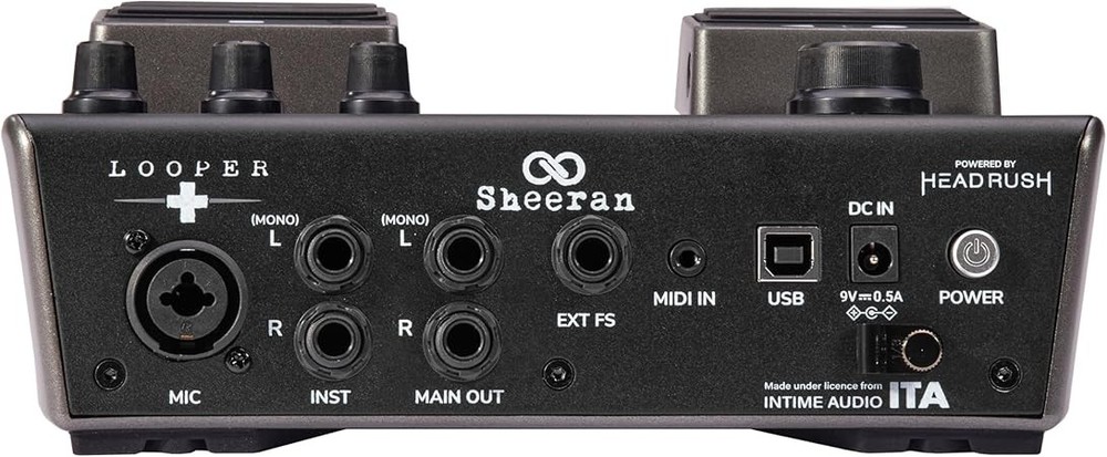 SHEERAN LOOPER Looper Dual Track Pedal Effector