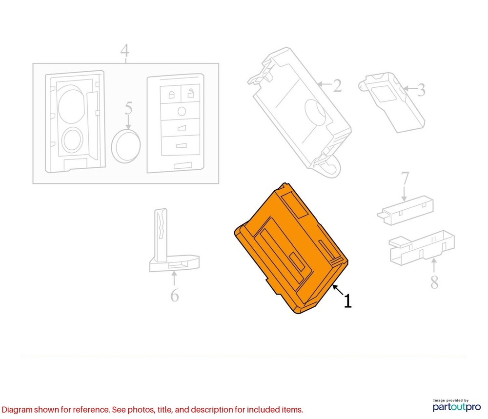 15 CADILLAC ESCALADE THEFT LOCKING KEYLESS ENTRY MODULE 13595822