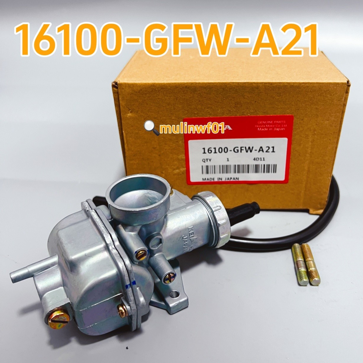 NEW 16100-GFW-A21 CARBURETOR ASSEMBLY For Honda 2006-2012 CRF80F