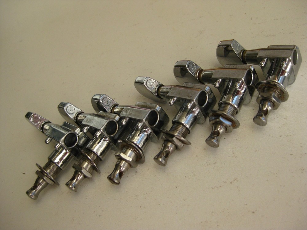 Vintage Kramer Jackson Guitar Inline Tuners Set for Project