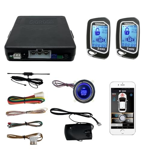 Universal Two Way Car Remote Engine Start with Two Way Remote Start Without PKE