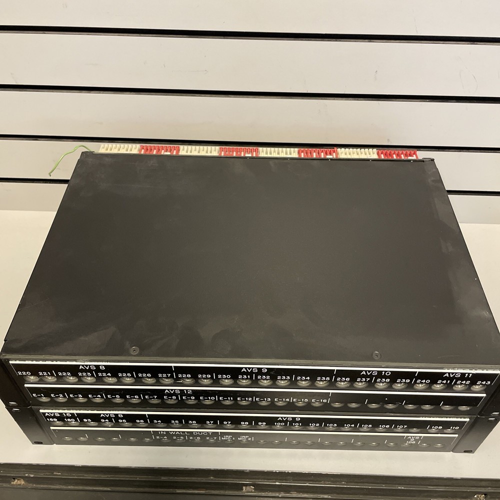 24x2 Audio Patch Bay Panel Rack Mount - COMMUNICATIONS CORPORATION - VERSAPATCH