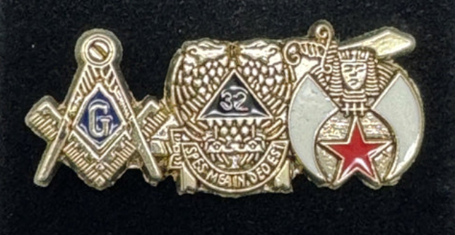 Masonic, Scottish Rite, Shriner Lapel Pin