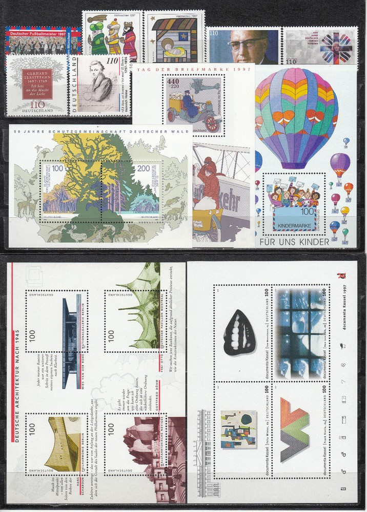 Germany 1997 - complete year set - MNH (b13)