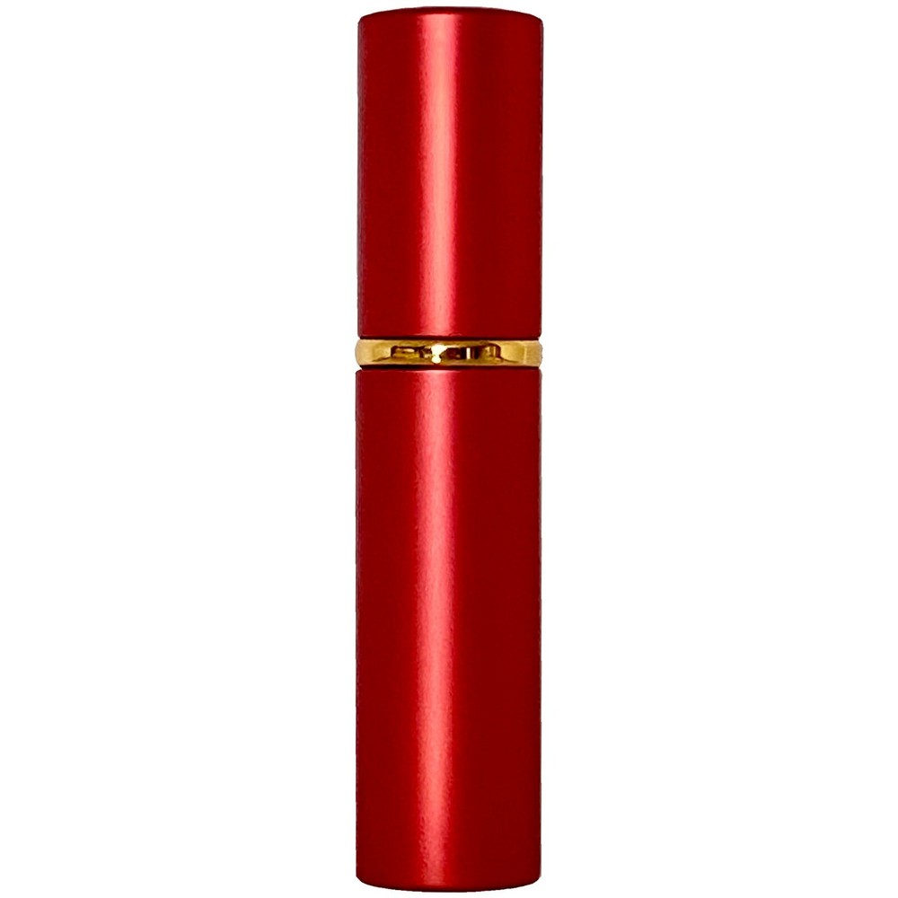 6ml 0.20oz empty perfume glass spray bottles gold atomizer red casing refillable
