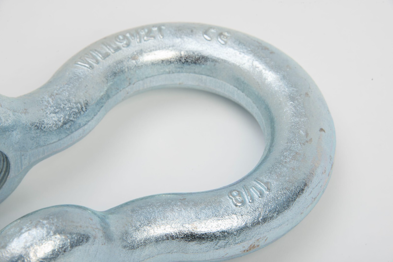 2 pcs 1-1/8" Bow Shackle w Screw Clevis Pin Rigging Towing 9.5 Ton 21000 lb WLL