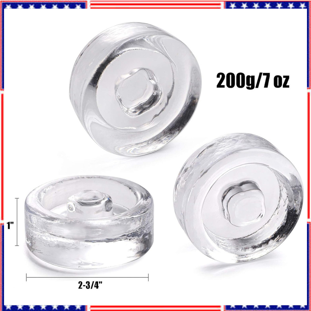 9 Pack Fermentation Glass Weights with Easy Grip Handle, Fermentation Weights...