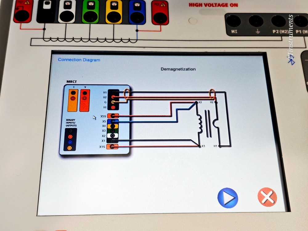 Calibrated Megger MRCT Relay & Current Transformer Test Set with Screen & Access