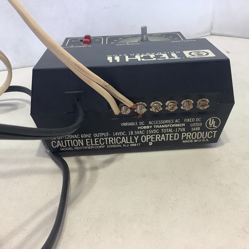 Tech II 2 Railmaster 2400 Railroad Model Control Please Read